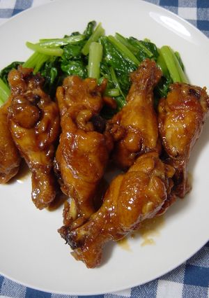 鶏手羽元の☆黒酢煮-レシピのメイン写真