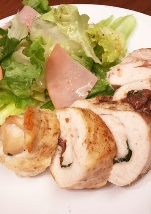 鶏むね肉の梅しそ巻き☆お弁当のおかずにも-レシピのメイン写真