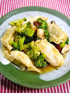 簡単!あんかけ☆蒸し餃子-レシピのメイン写真