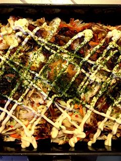 グリルで!お好み焼き風キャベツ焼き-レシピのメイン写真