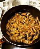 片栗粉で揚げ焼き！エビの頭・殻のから揚げ