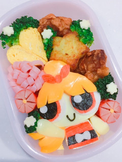 パワーパフガールズ ブロッサム弁当-レシピのメイン写真
