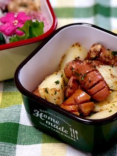 ウインナーとポテトのマスタードマヨ炒め♡-レシピのメイン写真