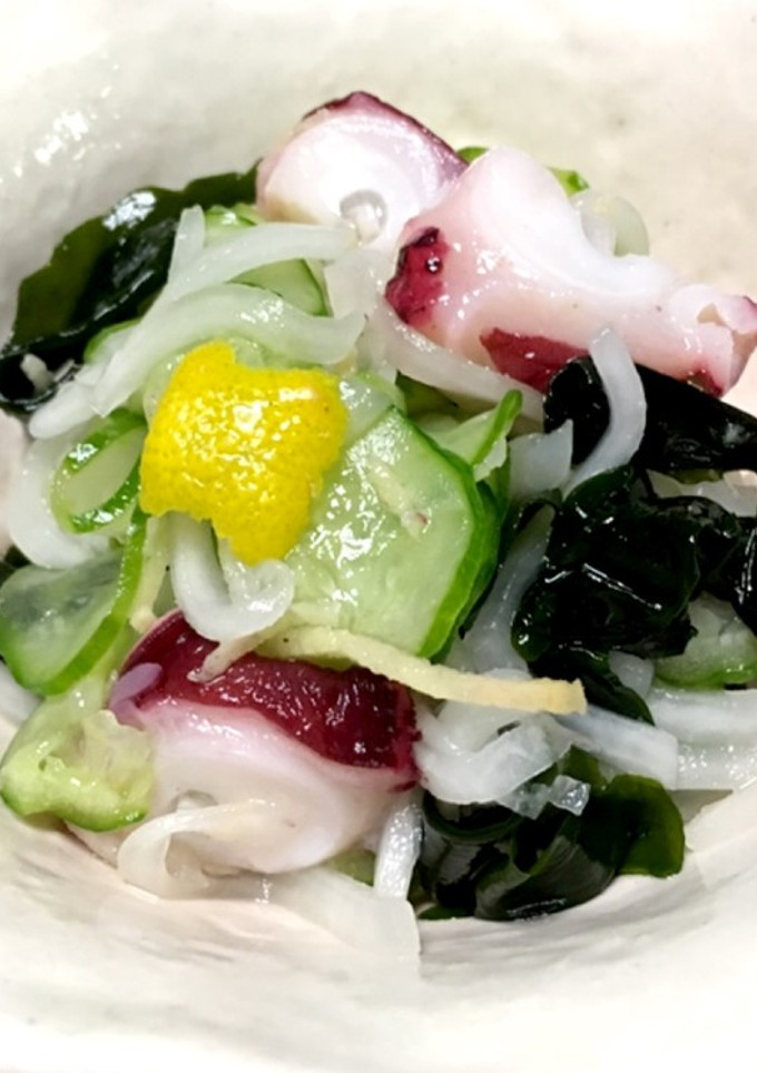 すし酢で簡単 タコと野菜のお生酢-レシピのメイン写真