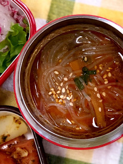 スープジャーで♡旨味ピリ辛春雨スープ♪-レシピのメイン写真