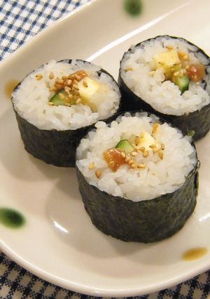 梅きゅうチーズ巻き-レシピのメイン写真