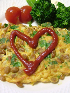ハマった♡→ܫ←♡ふわっと納豆オムレツ♬-レシピのメイン写真