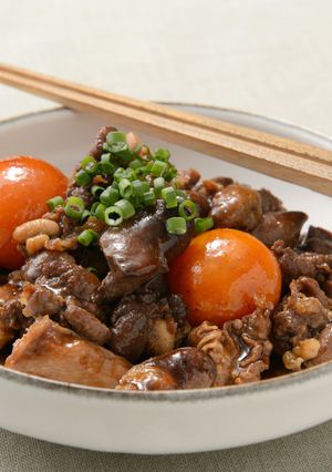 鶏もつの醤油煮-レシピのメイン写真