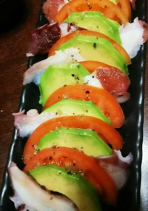 タコとアボカドとトマトのカルパッチョ風。-レシピのメイン写真