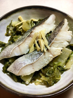 塩タラと白菜の酒蒸し煮-レシピのメイン写真