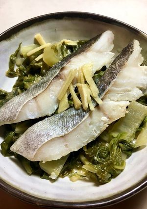 塩タラと白菜の酒蒸し煮-レシピのメイン写真