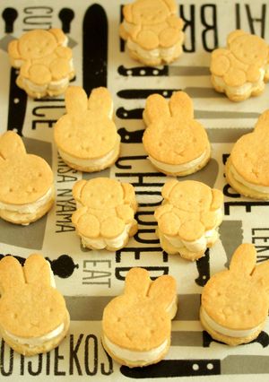 クリーミィチーズケーキのビスケットサンド-レシピのメイン写真