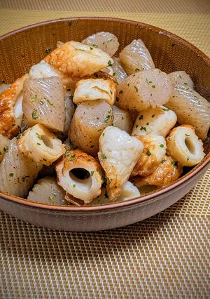 ちくわこんにゃく炒めのパセリまぶし-レシピのメイン写真
