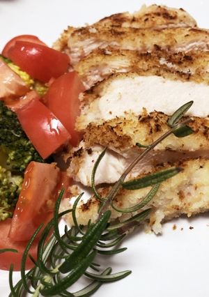 6日目は〜パン粉焼きケイジャン風味☆-レシピのメイン写真
