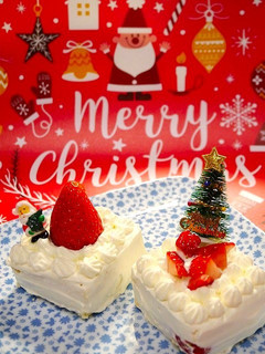 クリスマス!薄焼スポンジ☆ショートケーキ-レシピのメイン写真