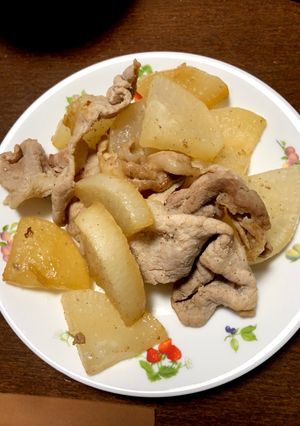 豚バラと大根のポン酢炒め-レシピのメイン写真