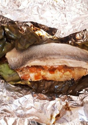 フィリピン風☆白身魚の香味蒸し焼き-レシピのメイン写真
