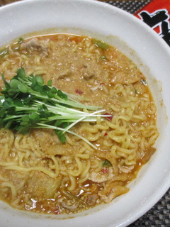 おひとりさまの辛ラーメンで担担麺風-レシピのメイン写真