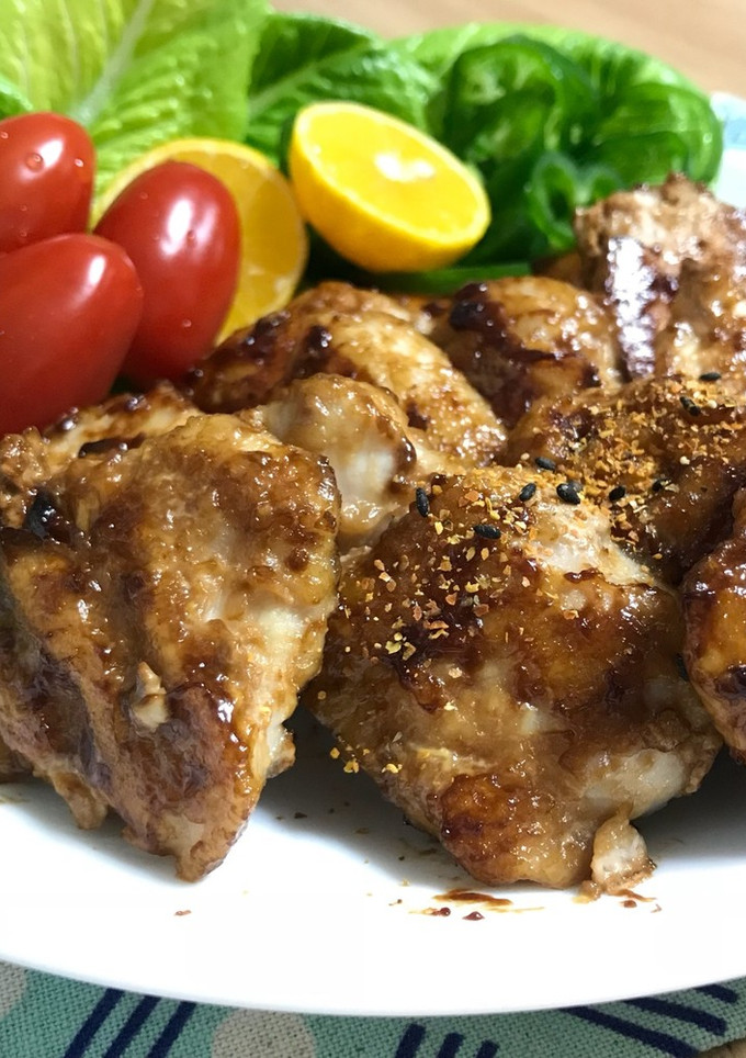 鶏むね肉のオイマヨ炒め-レシピのメイン写真