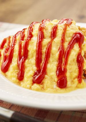 スクランブルオムライス-レシピのメイン写真