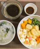【ベジタリアン】ひよこ豆ニョッキ温サラダ