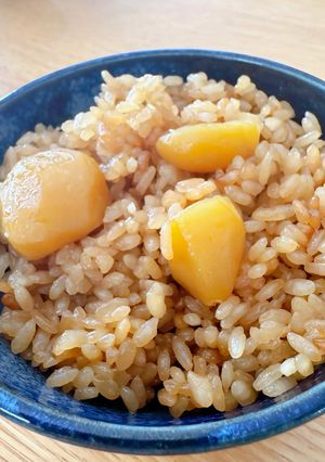 甘露煮の栗ごはん-レシピのメイン写真