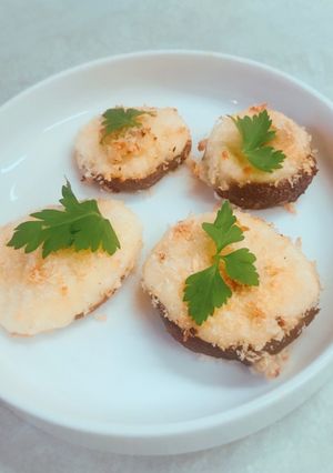 トロッと濃厚！椎茸のホワイトソース焼き-レシピのメイン写真