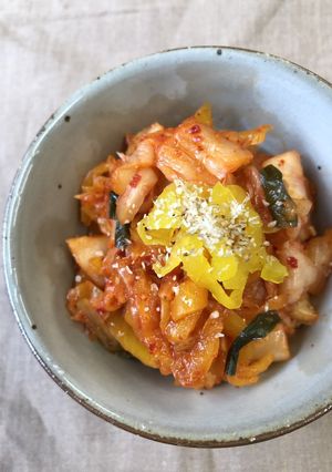 白菜キムチとたくあんのコクうま和え-レシピのメイン写真