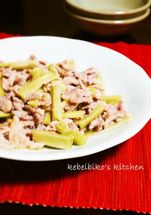 山くらげの豚肉炒め-レシピのメイン写真