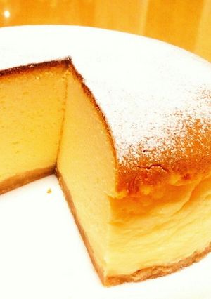 スフレチーズケーキ-レシピのメイン写真