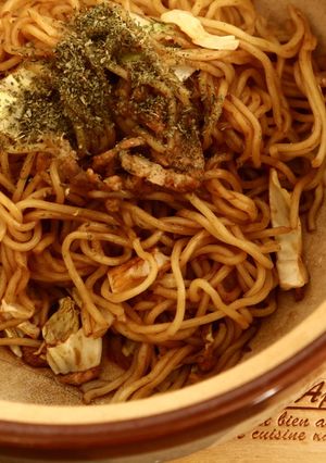 ガスを使わないレンジで焼きそば-レシピのメイン写真
