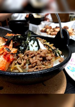 スキレットで簡単ビビンバ-レシピのメイン写真