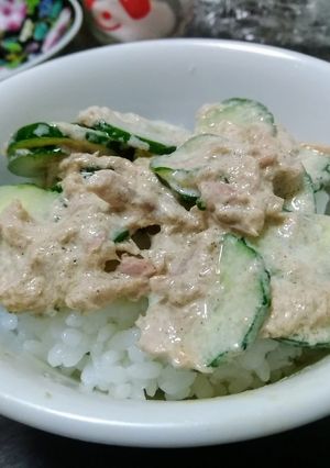 コスパ！　時短！　ツナ缶でおかず丼ぶり-レシピのメイン写真