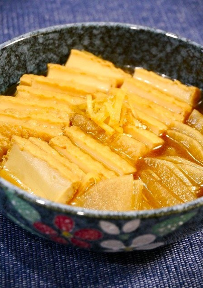 簡単！厚揚げと大根の生姜煮-レシピのメイン写真