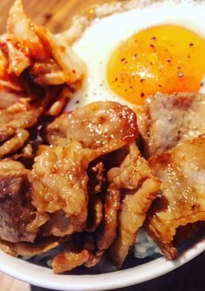 味付け簡単◎豚バラスタミナ丼-レシピのメイン写真