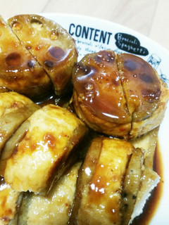 鶏肉と冷凍豆腐の蓮根のはさみ焼き-レシピのメイン写真