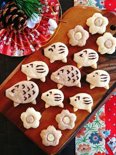 お正月・お年賀に☆簡単亥・猪クッキー。-レシピのメイン写真