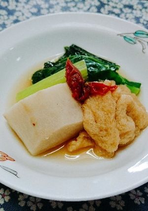 あたただしで里芋と南関あげの梅煮-レシピのメイン写真