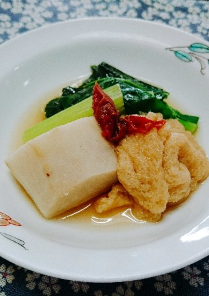 あたただしで里芋と南関あげの梅煮-レシピのメイン写真