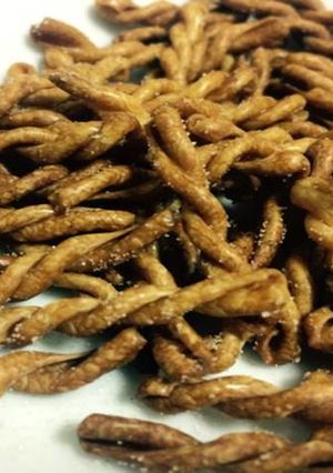 揚げないカリカリおつまみパスタ-レシピのメイン写真