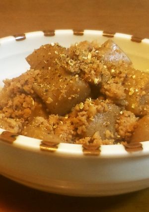 豚ひき肉とこんにゃくの炊いたん-レシピのメイン写真