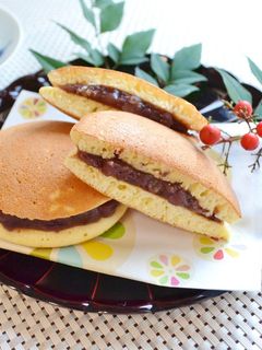 お手軽!フライパンでふっくらどら焼き♪-レシピのメイン写真