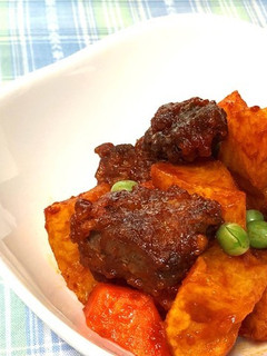 【神戸給食番外編】くじら肉のノルウェー風-レシピのメイン写真