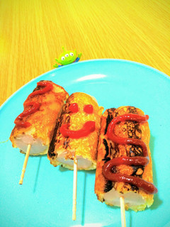 魚肉にホットケーキを巻いて?!-レシピのメイン写真