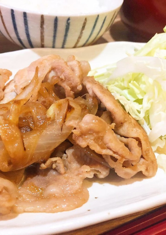 甘くて柔らか♪薄切り豚ロースの生姜焼き-レシピのメイン写真