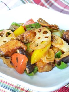 ぶりと冬野菜の甘辛炒め♪-レシピのメイン写真