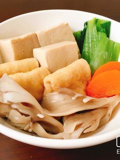 入れて煮るだけ!高野豆腐の簡単減塩煮物-レシピのメイン写真