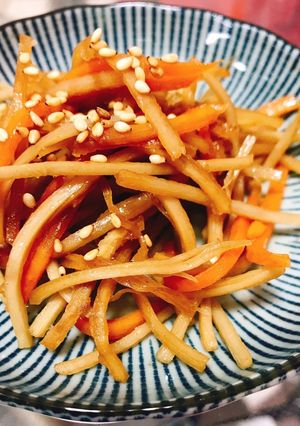 3分きんぴらごぼう-レシピのメイン写真