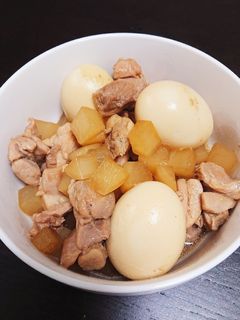 鶏肉と大根と卵の煮物-レシピのメイン写真