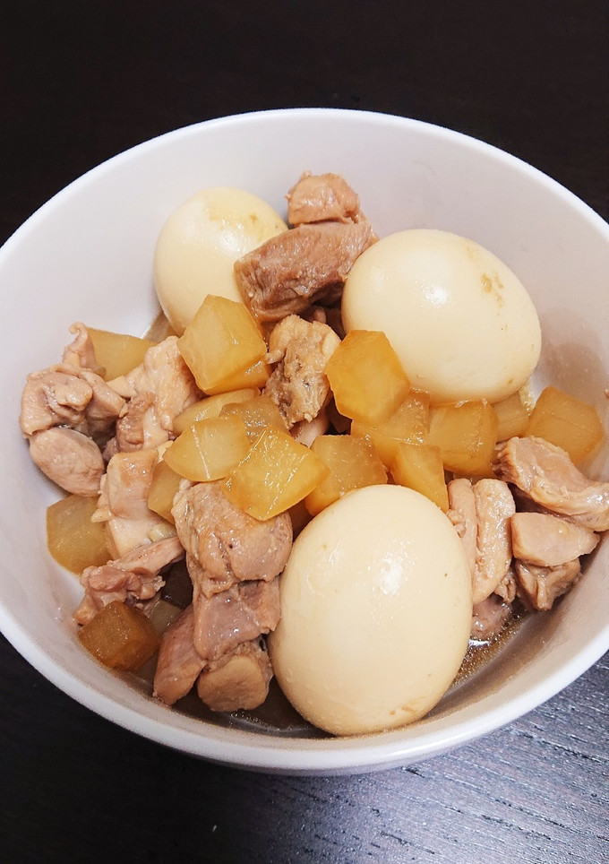 鶏肉と大根と卵の煮物-レシピのメイン写真